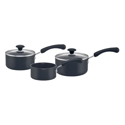 Prestige Super Tough Easy Clean Saucepan Set Non Induction Cookware - Pack of