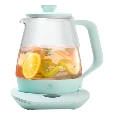 (Pink) Electric Kettle 800W 1.5L Multifunctional Glass Tea Pot Household