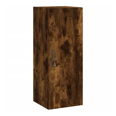 (smoked oak) vidaXL Wall Mounted Cabinet Storage Cabinet Wall Cupboard Engineered Wood