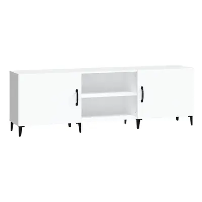 (White) vidaXL TV Cabinet Engineered Wood TV Console Media Unit Cabinet Multi Colours