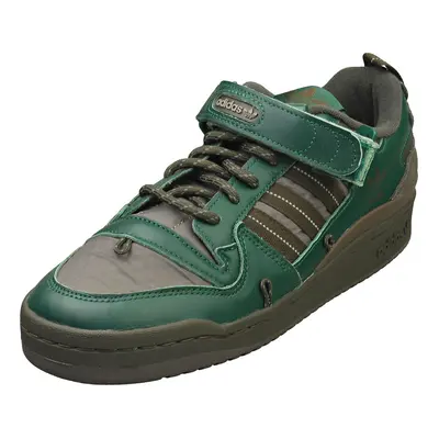 (8) adidas Forum Camp Low Mens Fashion Trainers in Dark Green