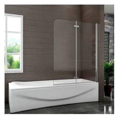 (VS2E-90) Fold Shower Screen Pivot Door Panel Easy Clean Glass