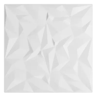 (white, pcs) vidaXL 3D Wall Panels Self-adhesive Wall Panel Decor Wallpaper Wall Covering