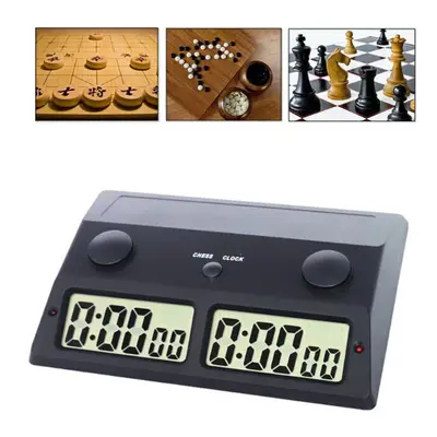 3-in-1 Professional Chess Clock Portable Board Game Electronic Alarm Stop Timer Digital Board Ga