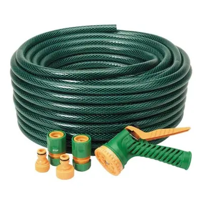 Draper Spray Gun Kit and Garden Hose, 12mm Ã x 30m Length