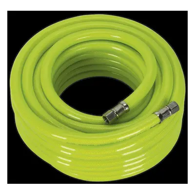 Air Hose High-Visibility 15m x Ø10mm with 1/4"BSP Unions