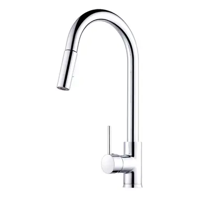 Pull Out Kitchen Faucet Brass Sprayer Chrome Tap Swivel Degree Sink Mixer