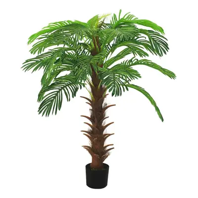 vidaXL Artificial Cycas Palm with Pot cm Green Indoor Potted Faux Plant