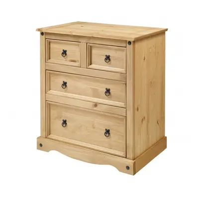 Corona Compact 2+2 Chest Solid Pine bedroom Furniture