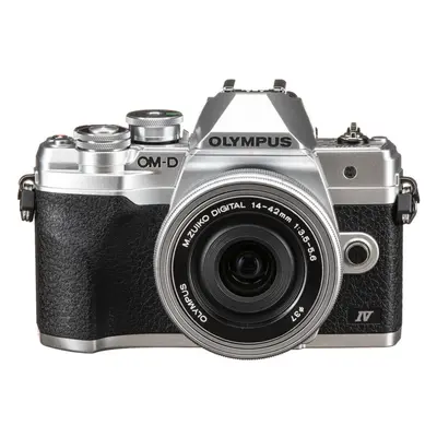 Olympus OM-D E-M10 IV Mirrorless Camera with 14-42mm EZ Lens (Silver)