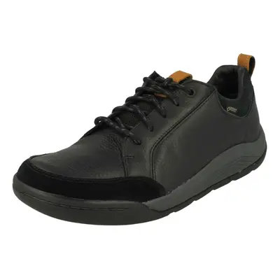 (UK 6, Black) Mens Clarks Casual Gore-Tex Shoes Ashcombe Bay GTX - G Fit