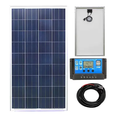 Poly 100W Solar Panel (rigid) Kit