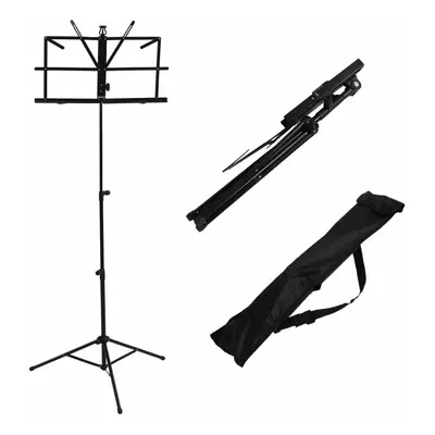 2PCS Foldable Aluminum Alloy Guitar Stand Holder Music Sheet Tripod Stand Height Adjustable with