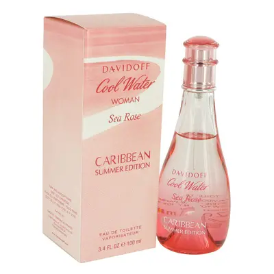 Cool Water Sea Rose Caribbean Summer by Davidoff Eau De Toilette Spray 3.4 oz