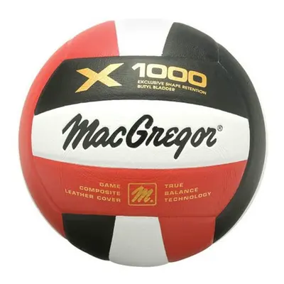 MacGregor MCV1000B X1000 Indoor & Outdoor Volleyball, Black & White