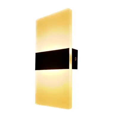 (Black & Warm Light 3000K) Modern Wall Sconces LED Wall Light