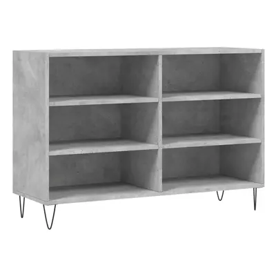 vidaXL Sideboard Storage Side Cabinet Cupboard Concrete Grey Engineered Wood