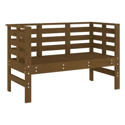 (honey brown pine) vidaXL Garden Bench Loveseat Outdoor Bench Seat Patio Bench Solid Wood Pine