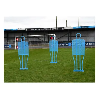 Single 6ft Inch BLUE Football Mannequin - Set Piece Dummy Defender Training