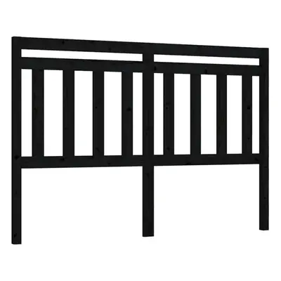 (black, x x cm) vidaXL Bed Headboard Home Bedroom Decorative Bed Header Panel Solid Wood Pine