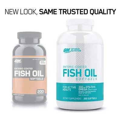 Optimum Nutrition, Enteric-Coated Fish Oil, Softgels