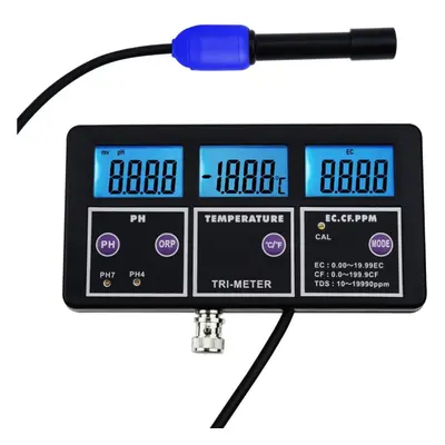 New In Water Quality Multi-parameter PH EC CF TDS(ppm) ORP Temp Tester Meter Aquariums Hydroponi