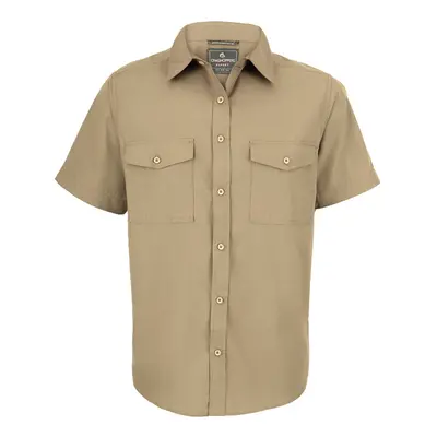 (L, Pebble) Craghoppers Mens Expert Kiwi Short-Sleeved Shirt