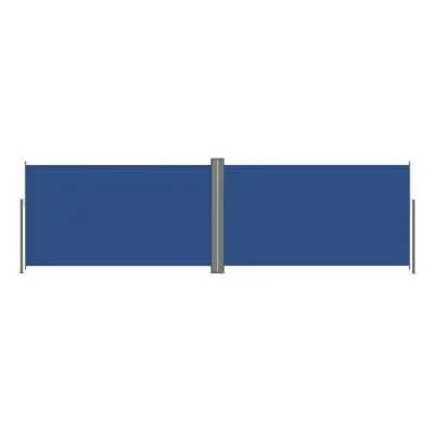 (blue, x cm) vidaXL Retractable Side Awning Sun Shade Protection Screen Privacy Screen