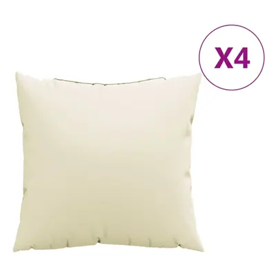 vidaXL Sofa Cushions Chair Cushions Outdoor Seat Cushion pcs Cream Fabric