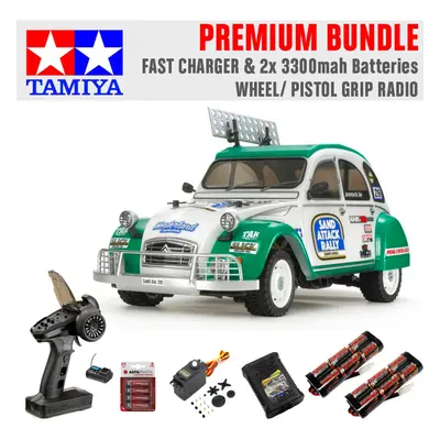 TAMIYA RC Citroen 2CV Rally (M0-5Ra) 1:10 (WITH ESC) Premium Wheel Bundle