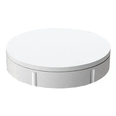 (White) 22cm Diameter Electric Display Stand Intelligent Remote Control Rotating Table Live Shoo