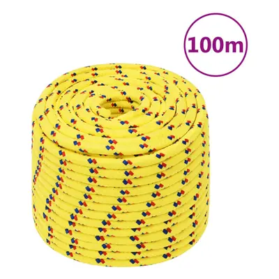 (yellow, mm/ m) Marine Rope Dock Coil Boat Line Polypropylene Rope Multi Sizes Multi Colours