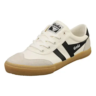 (11) Gola Badminton Mens Casual Trainers in Off White Black