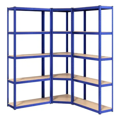 (blue, x x cm/ piece) vidaXL Shelves Rack Storage Shelf Workshop Shelf Industrial Shelving Unit