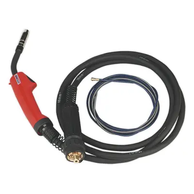 TB15 MIG Torch with Euro Connector - 3m Heat Proof Cable - Contoured Grip