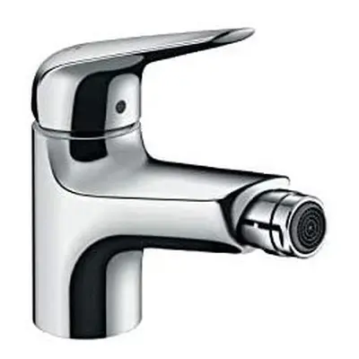 hansgrohe Novus HB7HL Single Lever Bidet Mixer with Pop-Up Waste Chrome Fittings Silver