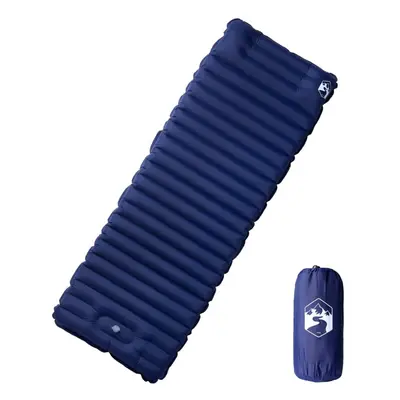 (navy blue) vidaXL Self Inflating Camping Mattress & Pillow 1-Person Sleeping Mat Green