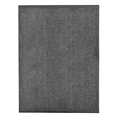 vidaXL Doormat Washable Anthracite Home Garden Entrance Rug for Front Door