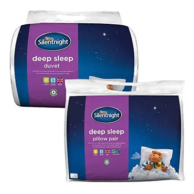 Silentnight Deep Sleep Tog Duvet with a Pair of Pillows, Double