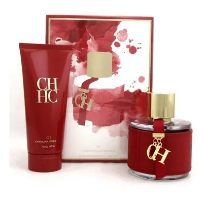 Ch By Carolina Herrera Pcs Set For Women: 3.4 Eau De Toilette Spray + 3.4 Body Lotion