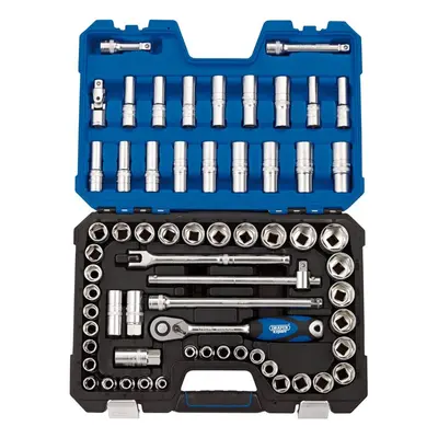 MM/AF Combined Socket Set, 1/2"" Sq. Dr. (63 Piece)