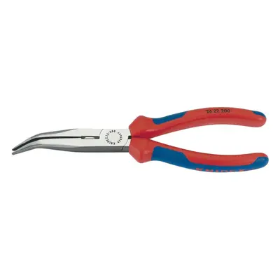 Knipex 22 Angled Long Nose Pliers with Heavy Duty Handles, 200mm