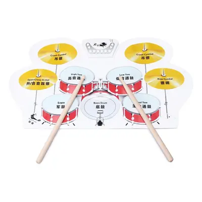 Electronic Drum Speakers Set Rollup Musical Pedals Digital Instruments Kits