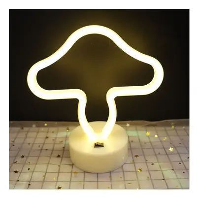 (Mashroom sign light) Upgrade Neon Night Light Rabbit Vibrato Anchor Bigmouth Bird Creative Nigh