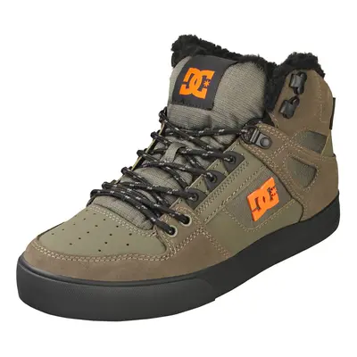 DC Shoes Pure High-top Wc Winter Mens Casual Trainers in Dusty Olive - 8.5 UK