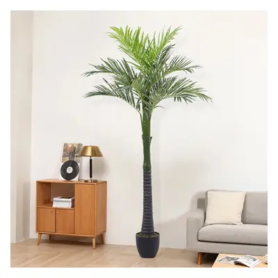 220cm Artificial Coconut Palm Tree Decorative Plant in Planter