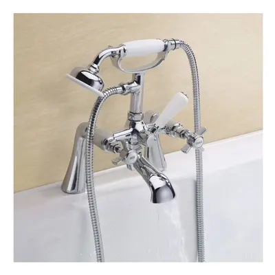 Edwardian Bath Shower Mixer Tap Chrome