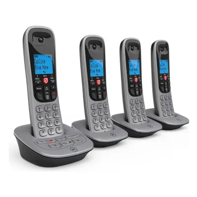 BT Quad Digital Cordless Phone With Call Blocking & Answering Machine