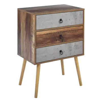 3 Drawer Chest BATLEY Dark Wood