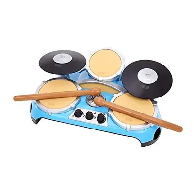 little tikes 654824EUC EA My Real Jam Set-Toy Drums with Drumsticks & Case-Four Modes, Volume Co